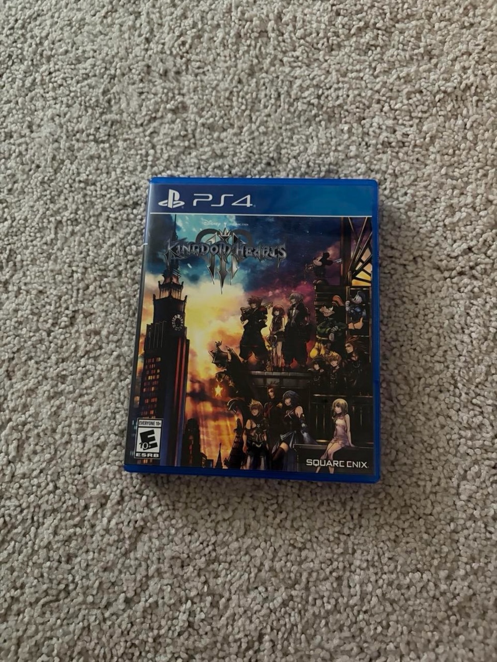 Kingdom Hearts III PS4 Game - Blue Case